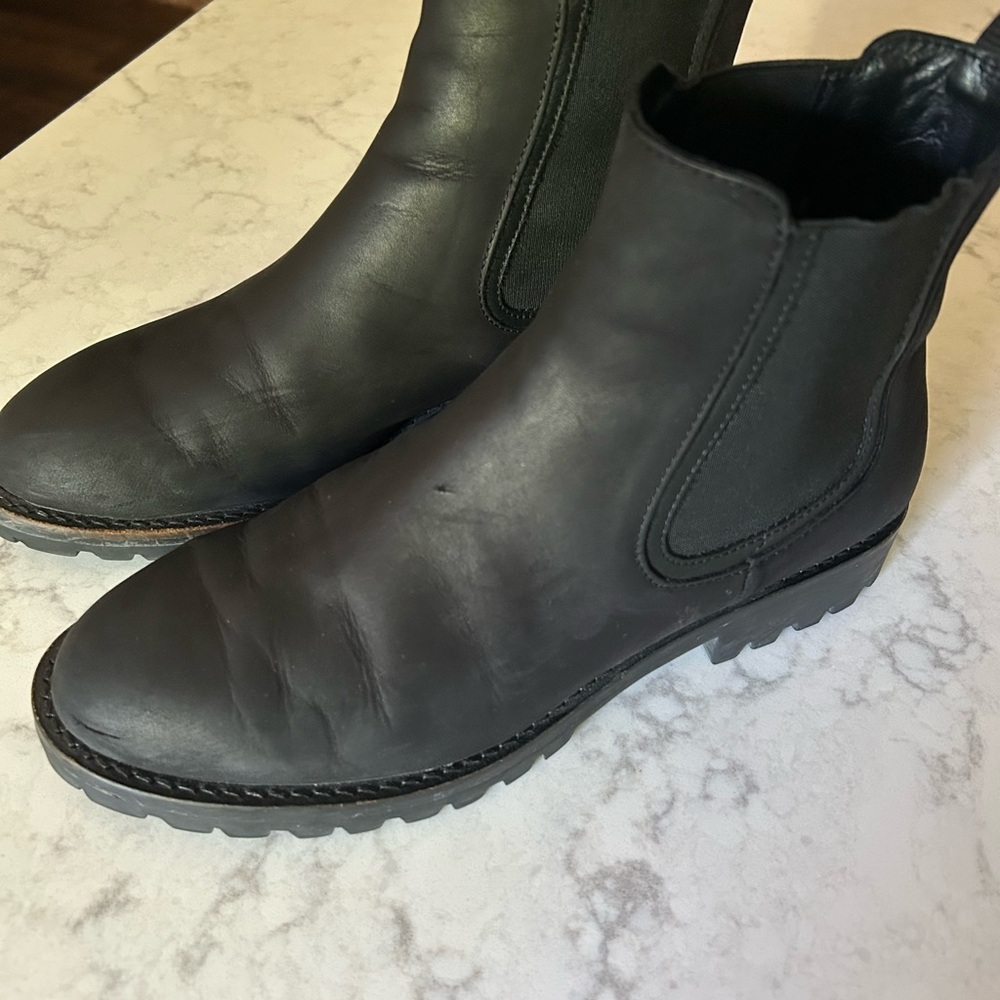Black Matte Chelsea Boots Thursday Legend 8.5